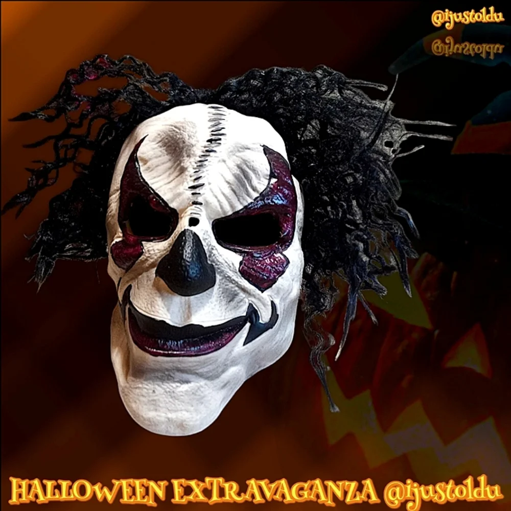 Halloween Cosplay Costume Event | Freakshow Clown Mask | High Quality Prof Grade